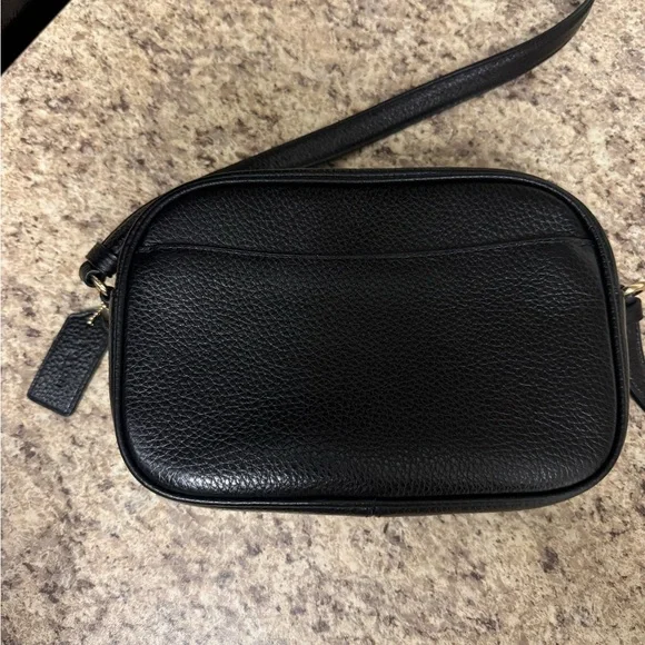 Coach Black Pebbled Leather Shoulder Bag - Picture 4 of 16